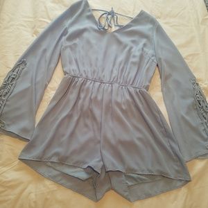 Baby Blue Romper